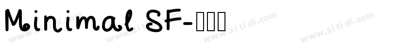 Minimal SF字体转换